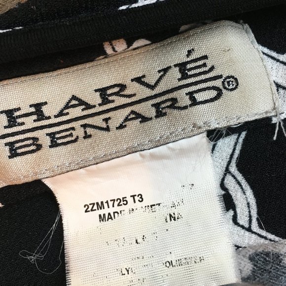 Harvé Bernard Horsebit Faux Wrap Dress Size Large - Picture 3 of 5